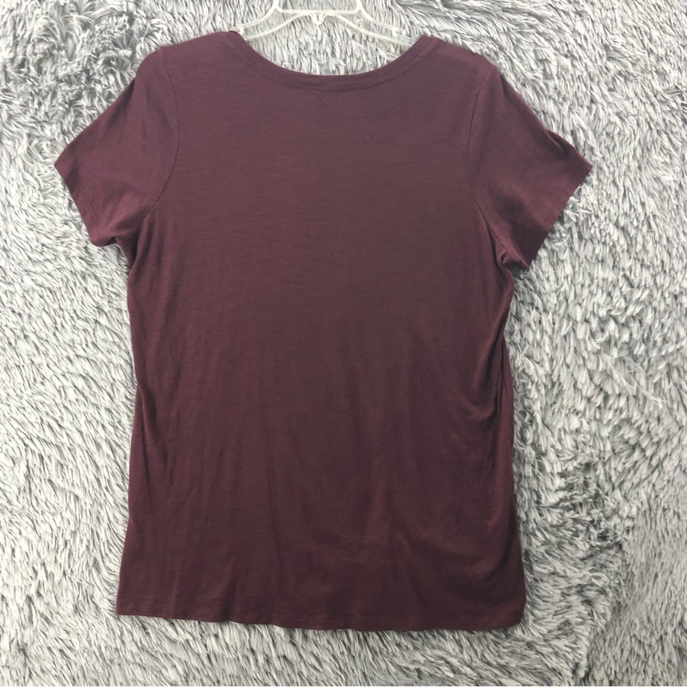 Torrid Tshirt Womens Size 2 Somewhat Responsible Spellout Tie Knot Hem Shirt - Picture 7 of 9